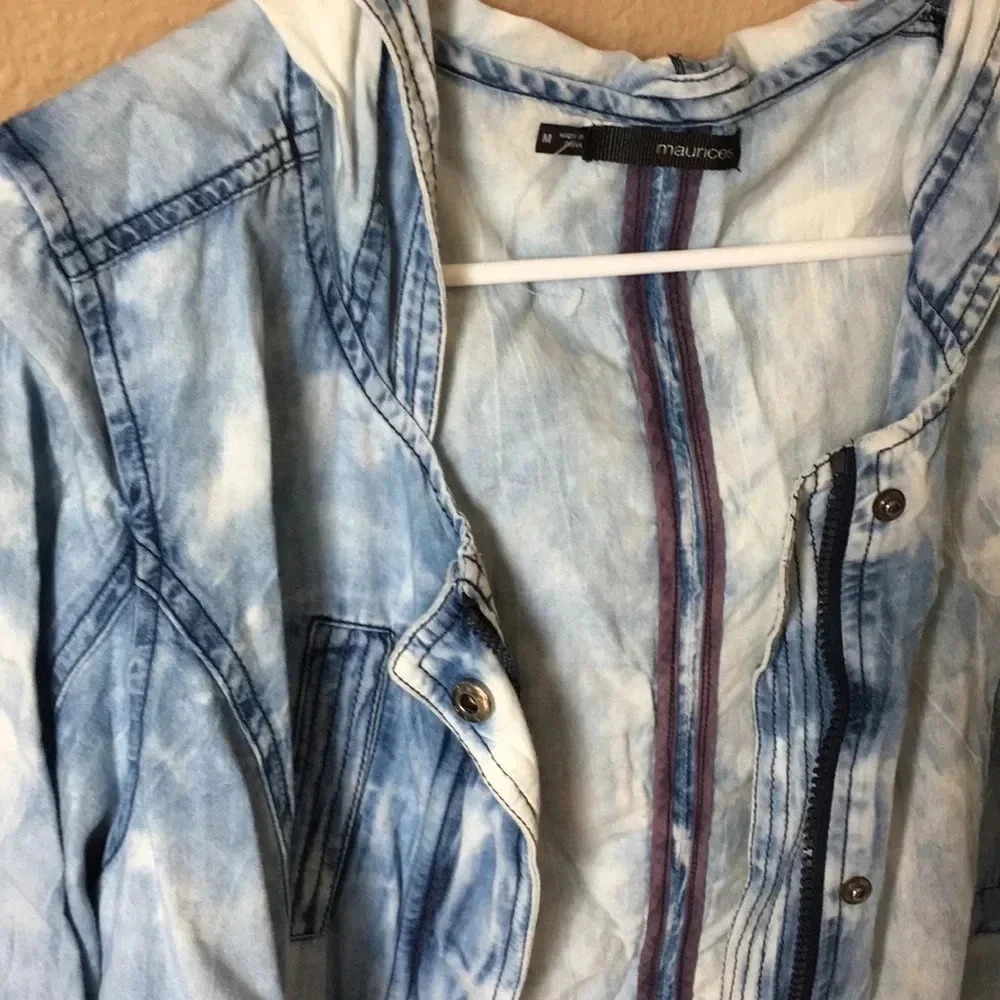 Acid wash jacket - Picture 2 of 2
